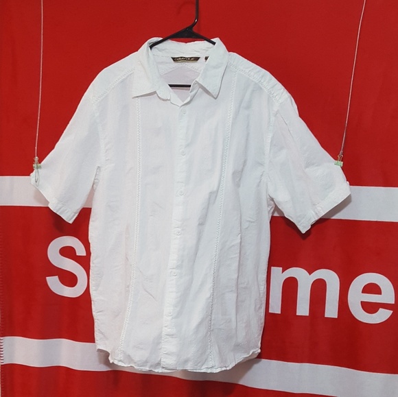 *SOLD*Cubavera White Button Shirt - Picture 2 of 6